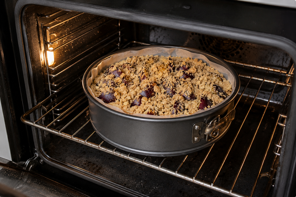 Healthy Plum Crumble Pie 4
